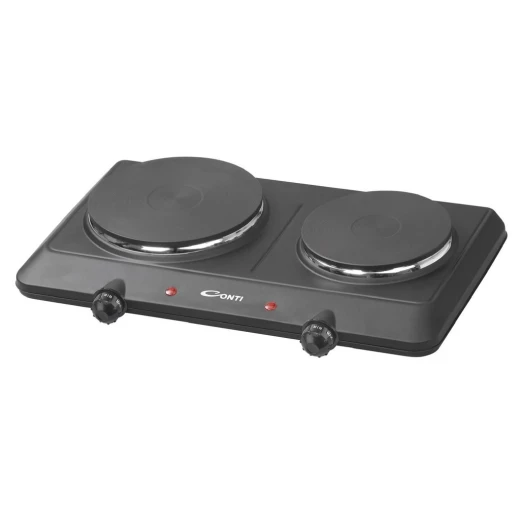 Conti Double Hot Plate HP 22402 BK Black Electric Cooktop